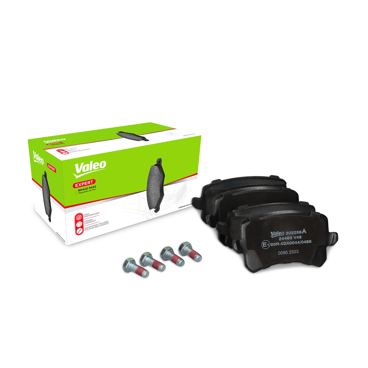 Pastiglie freno VALEO 302258A